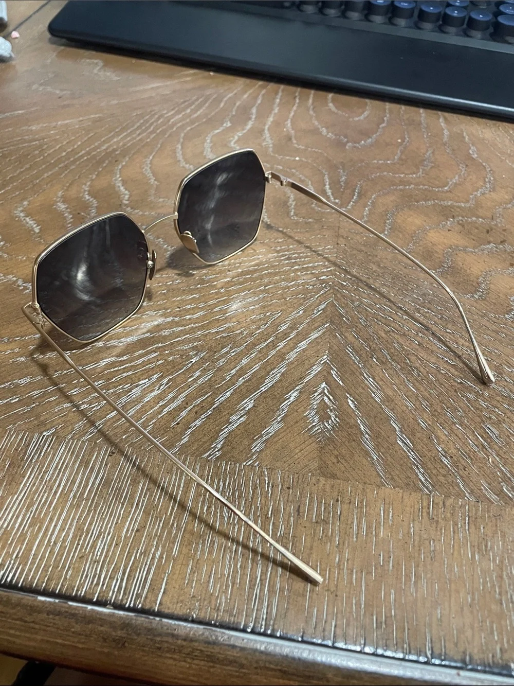 Diff sunglasses oversized hexagonal glasses